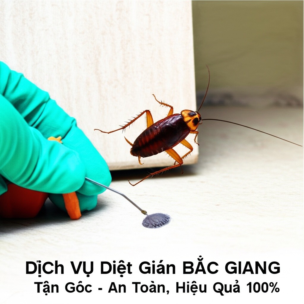 Hình minh họa cho bài viết: Dịch Vụ Diệt Gián Bắc Giang Tận Gốc - An Toàn, Hiệu Quả 100%