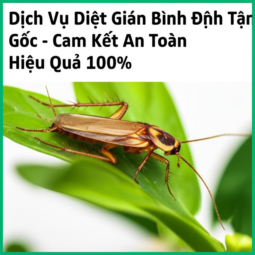 Hình minh họa cho bài viết: Dịch Vụ Diệt Gián Bình Định Tận Gốc - Cam Kết An Toàn, Hiệu Quả 100%