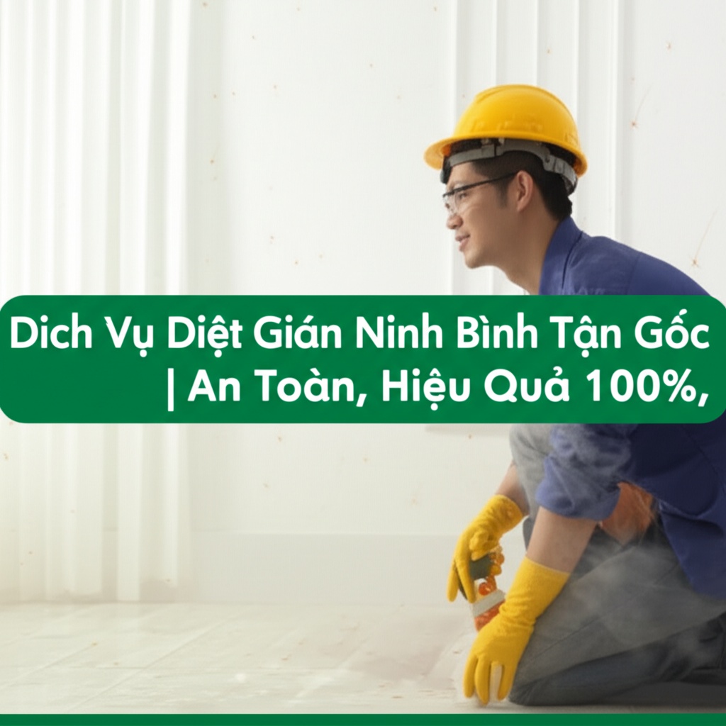 Hình minh họa cho bài viết: Dịch Vụ Diệt Gián Ninh Bình Tận Gốc | An Toàn, Hiệu Quả 100%