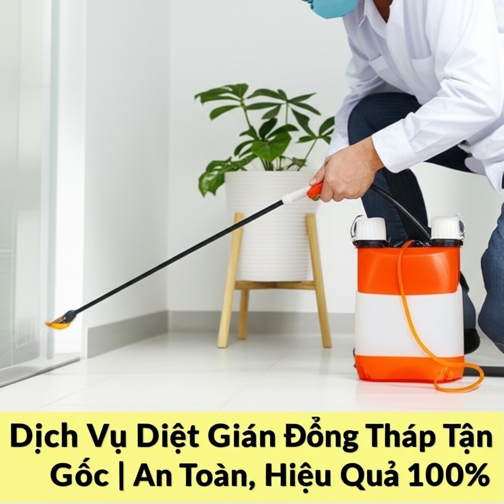 Hình minh họa cho bài viết: Dịch Vụ Diệt Gián Đồng Tháp Tận Gốc | An Toàn, Hiệu Quả 100%
