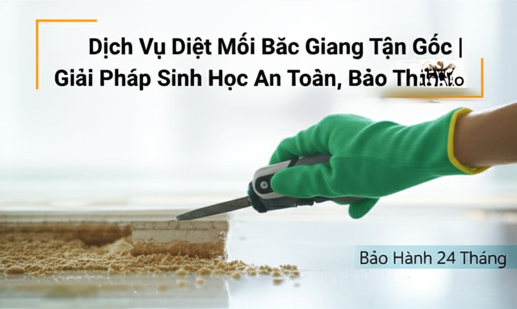 Hình minh họa cho bài viết: Dịch Vụ Diệt Mối Bắc Giang Tận Gốc | Giải Pháp Sinh Học An Toàn, Bảo Hành 24 Tháng