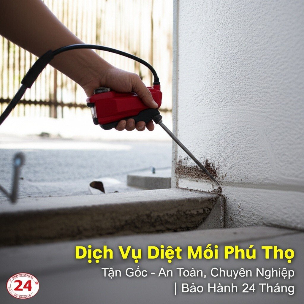Hình minh họa cho bài viết: Dịch Vụ Diệt Mối Phú Thọ Tận Gốc - An Toàn, Chuyên Nghiệp | Bảo Hành 24 Tháng