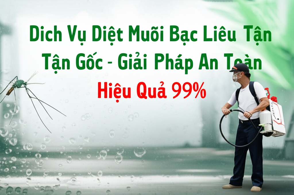 Hình minh họa cho bài viết: Dịch Vụ Diệt Muỗi Bạc Liêu Tận Gốc - Giải Pháp An Toàn, Hiệu Quả 99%