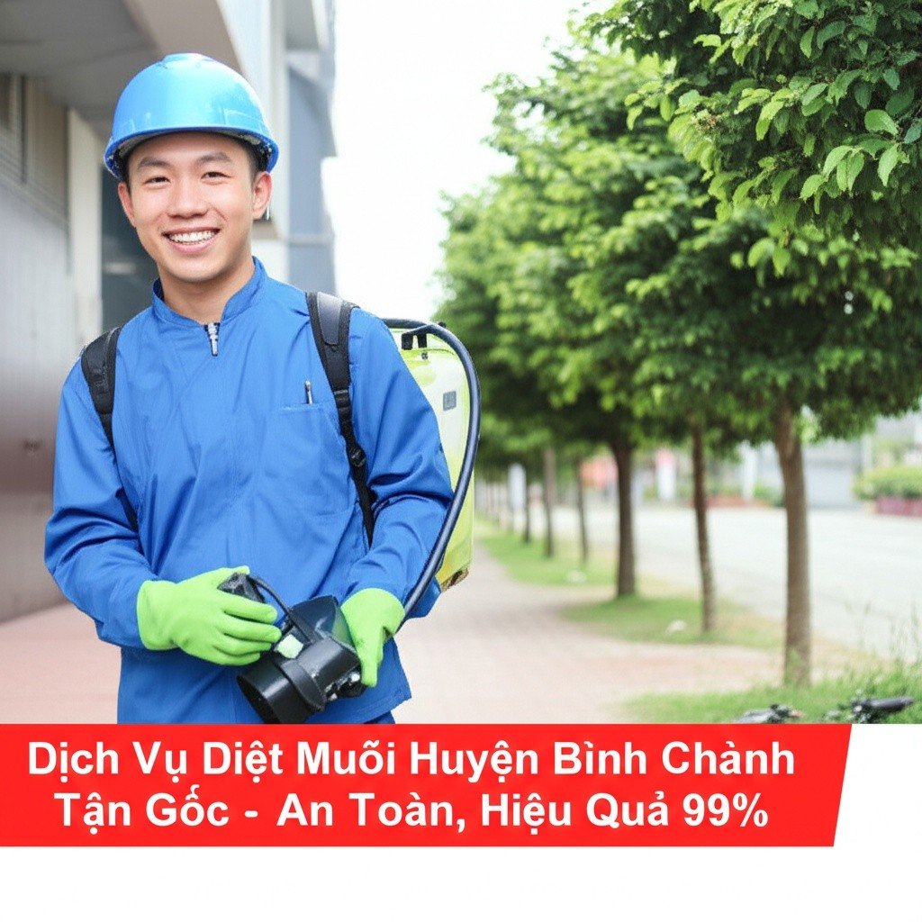 Hình minh họa cho bài viết: Dịch Vụ Diệt Muỗi Huyện Bình Chánh Tận Gốc - An Toàn, Hiệu Quả 99%