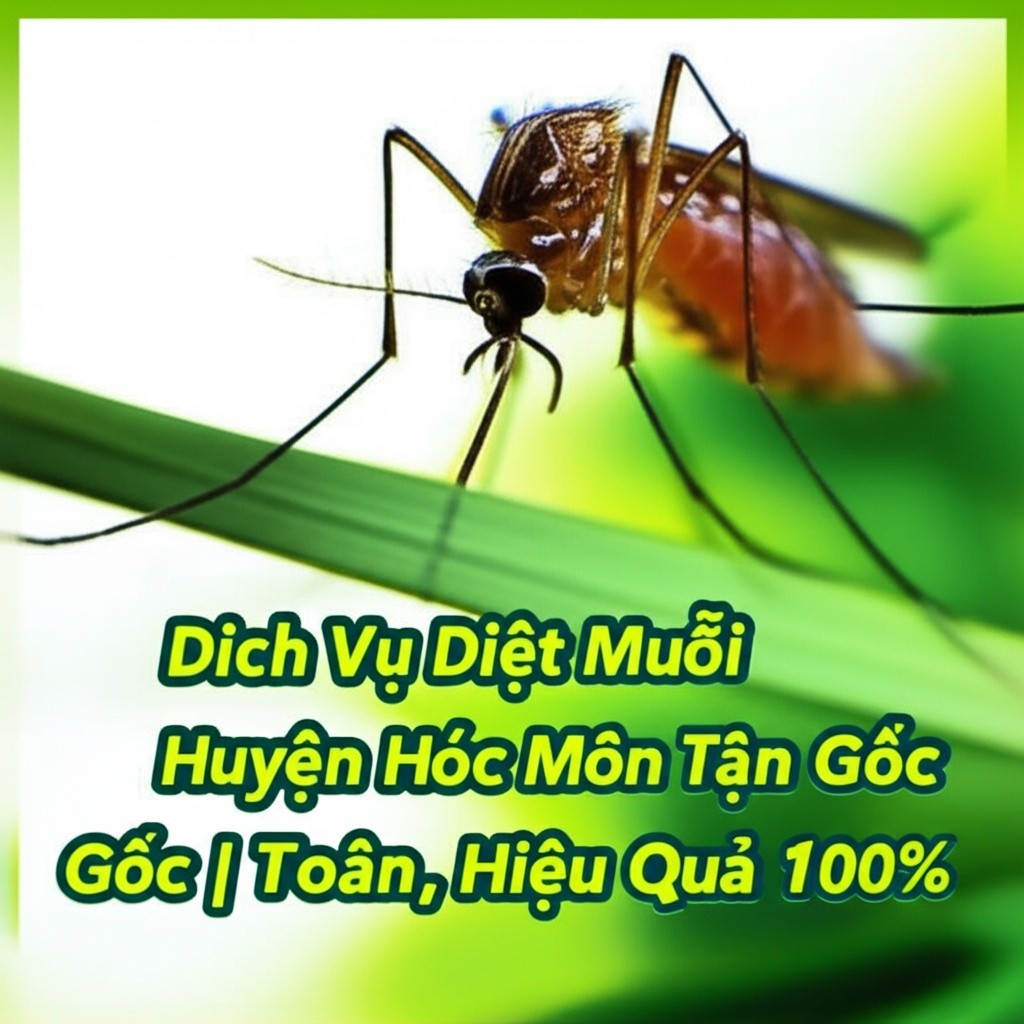 Hình minh họa cho bài viết: Dịch Vụ Diệt Muỗi Huyện Hóc Môn Tận Gốc | An Toàn, Hiệu Quả 100%