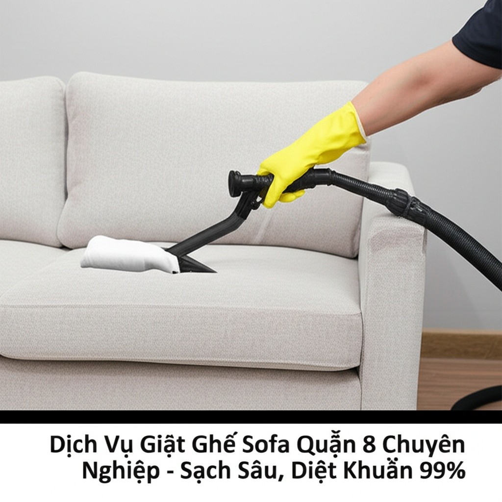 Hình minh họa cho bài viết: Dịch Vụ Giặt Ghế Sofa Quận 8 Chuyên Nghiệp - Sạch Sâu, Diệt Khuẩn 99%