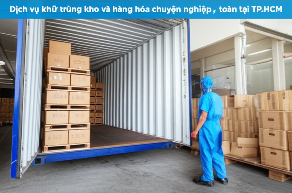 Dịch vụ khử trùng kho và hàng hóa chuyên nghiệp, an toàn tại TP.HCM