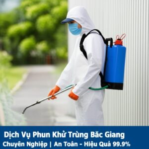Dịch Vụ Phun Khử Trùng Bắc Giang Chuyên Nghiệp | An Toàn – Hiệu Quả 99.9%