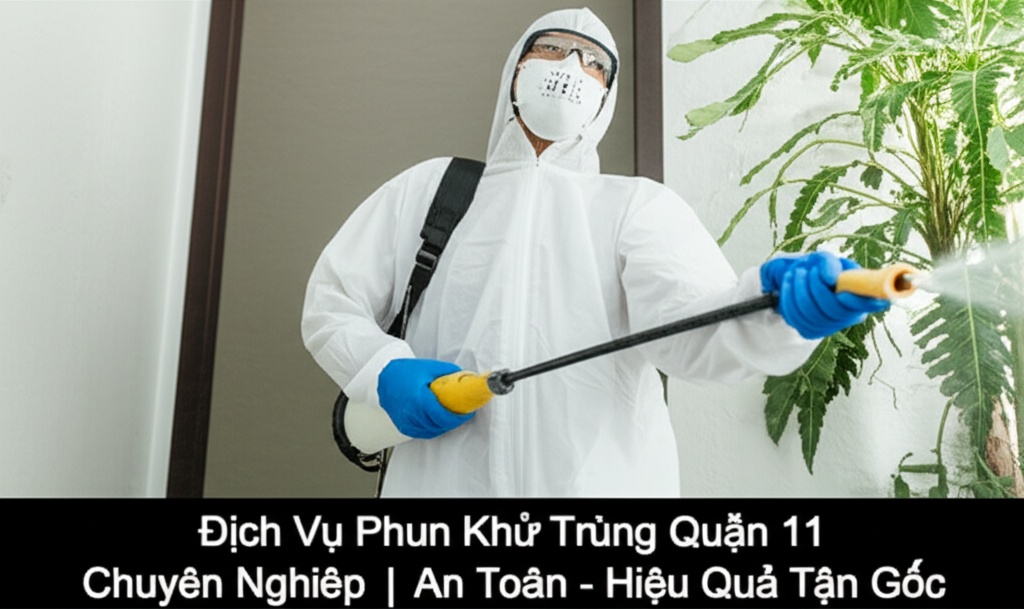 Hình minh họa cho bài viết: Dịch Vụ Phun Khử Trùng Quận 11 Chuyên Nghiệp | An Toàn - Hiệu Quả Tận Gốc