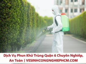 Dịch Vụ Phun Khử Trùng Quận 6 Chuyên Nghiệp, An Toàn | VESINHCONGNGHIEPHCM.COM