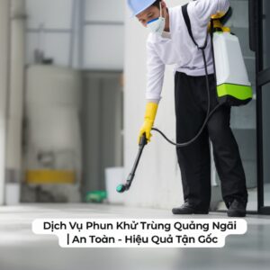 Dịch Vụ Phun Khử Trùng Quảng Ngãi | An Toàn – Hiệu Quả Tận Gốc