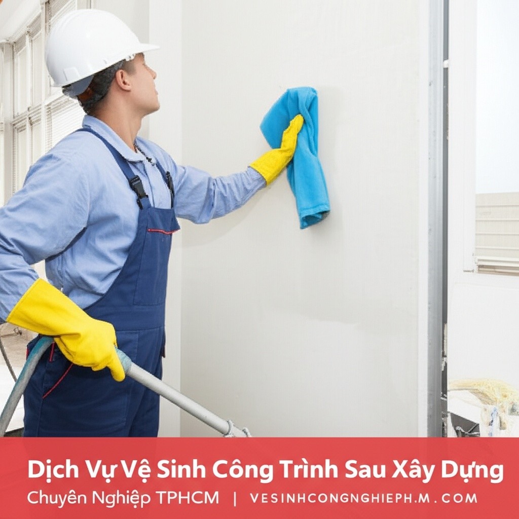 Dịch Vụ Vệ Sinh Công Trình Sau Xây Dựng Chuyên Nghiệp TPHCM