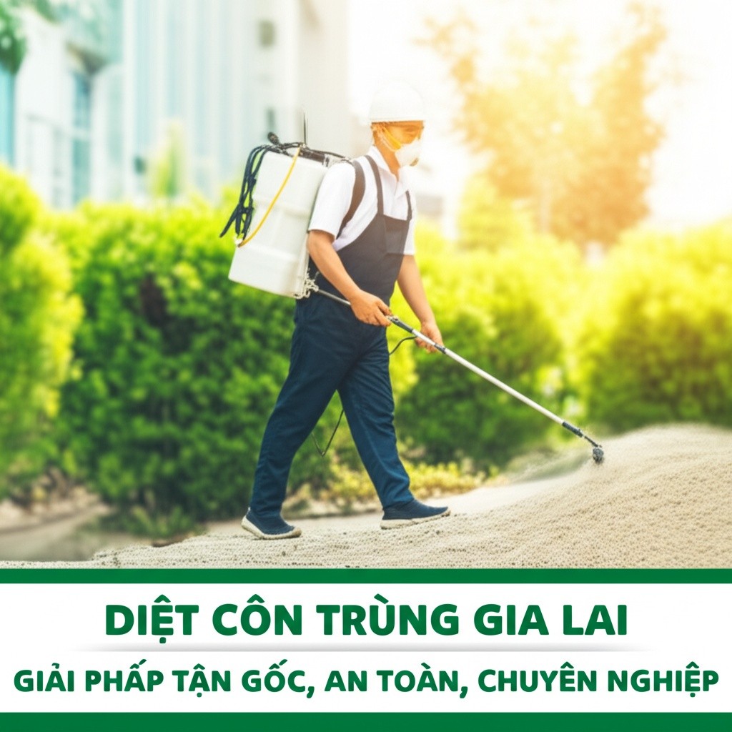 Hình minh họa cho bài viết: Diệt Côn Trùng Gia Lai: Giải Pháp Tận Gốc, An Toàn, Chuyên Nghiệp