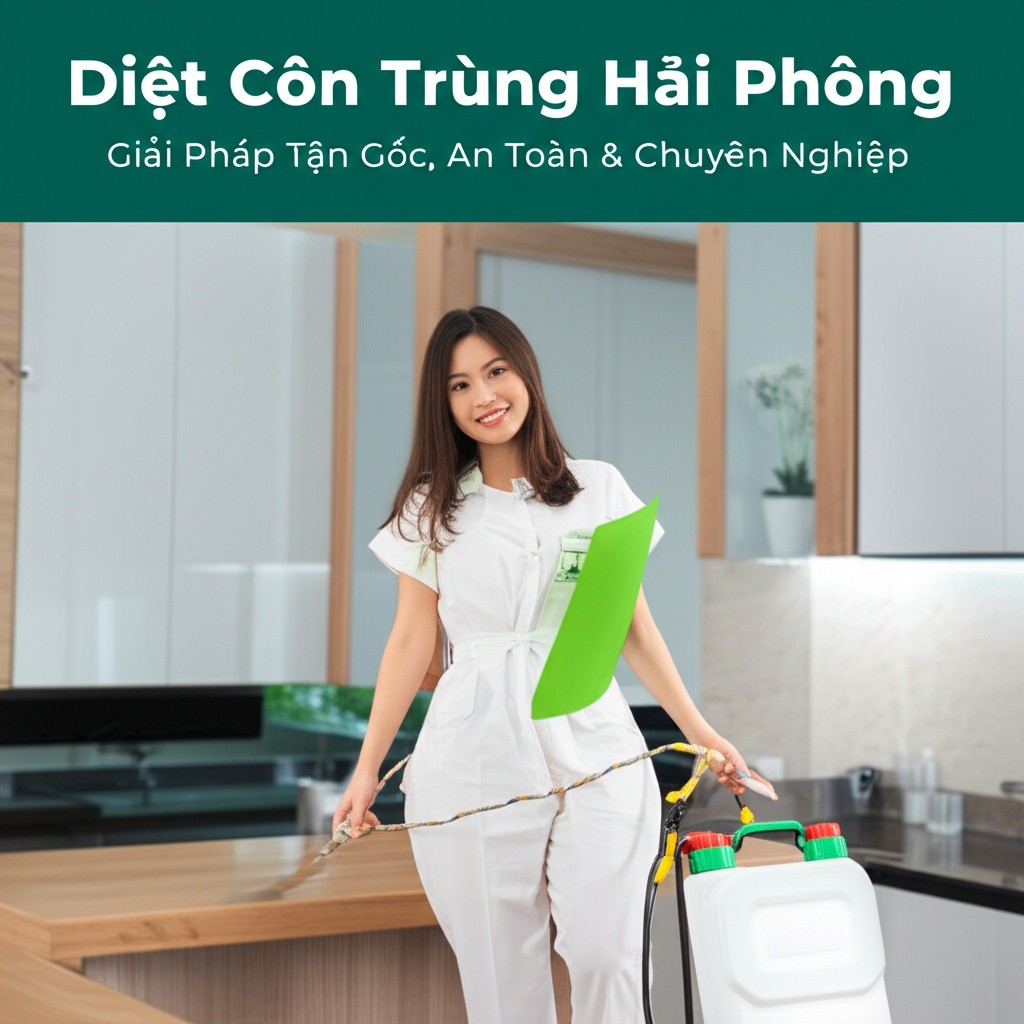Hình minh họa cho bài viết: Diệt Côn Trùng Hải Phòng: Giải Pháp Tận Gốc, An Toàn & Chuyên Nghiệp