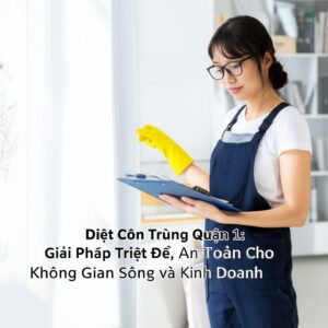 Diệt Côn Trùng Quận 1: Giải Pháp Triệt Để, An Toàn Cho Không Gian Sống và Kinh Doanh