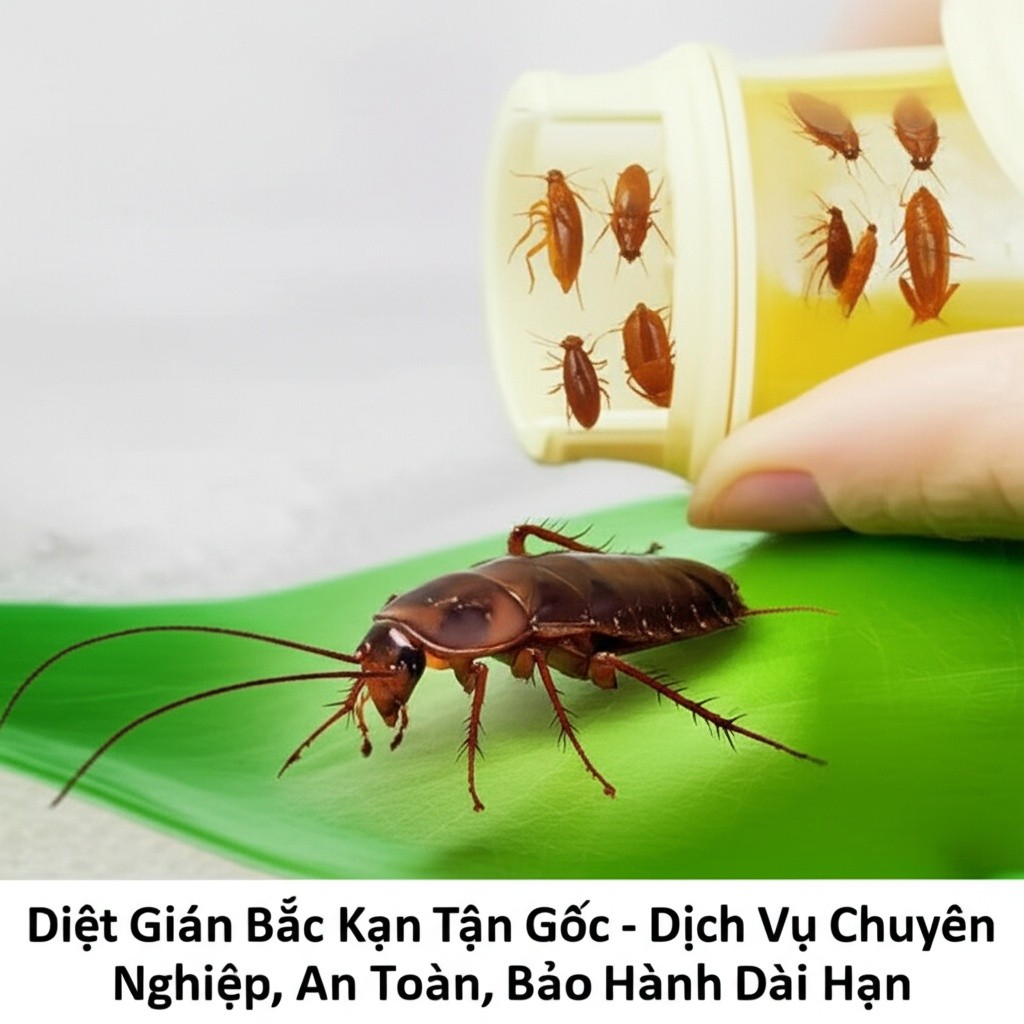 Hình minh họa cho bài viết: Diệt Gián Bắc Kạn Tận Gốc - Dịch Vụ Chuyên Nghiệp, An Toàn, Bảo Hành Dài Hạn