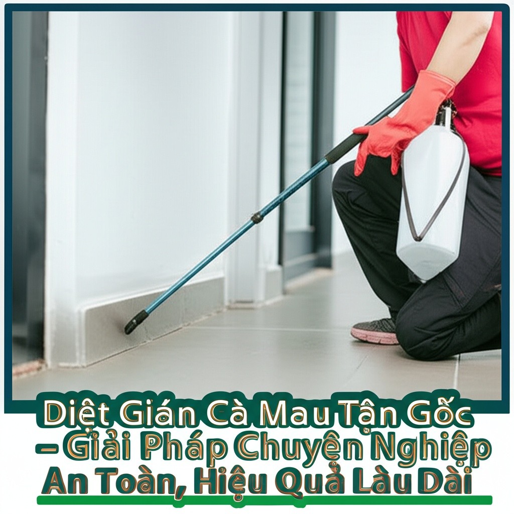 Hình minh họa cho bài viết: Diệt Gián Cà Mau Tận Gốc - Giải Pháp Chuyên Nghiệp, An Toàn, Hiệu Quả Lâu Dài
