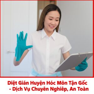 Diệt Gián Huyện Hóc Môn Tận Gốc – Dịch Vụ Chuyên Nghiệp, An Toàn