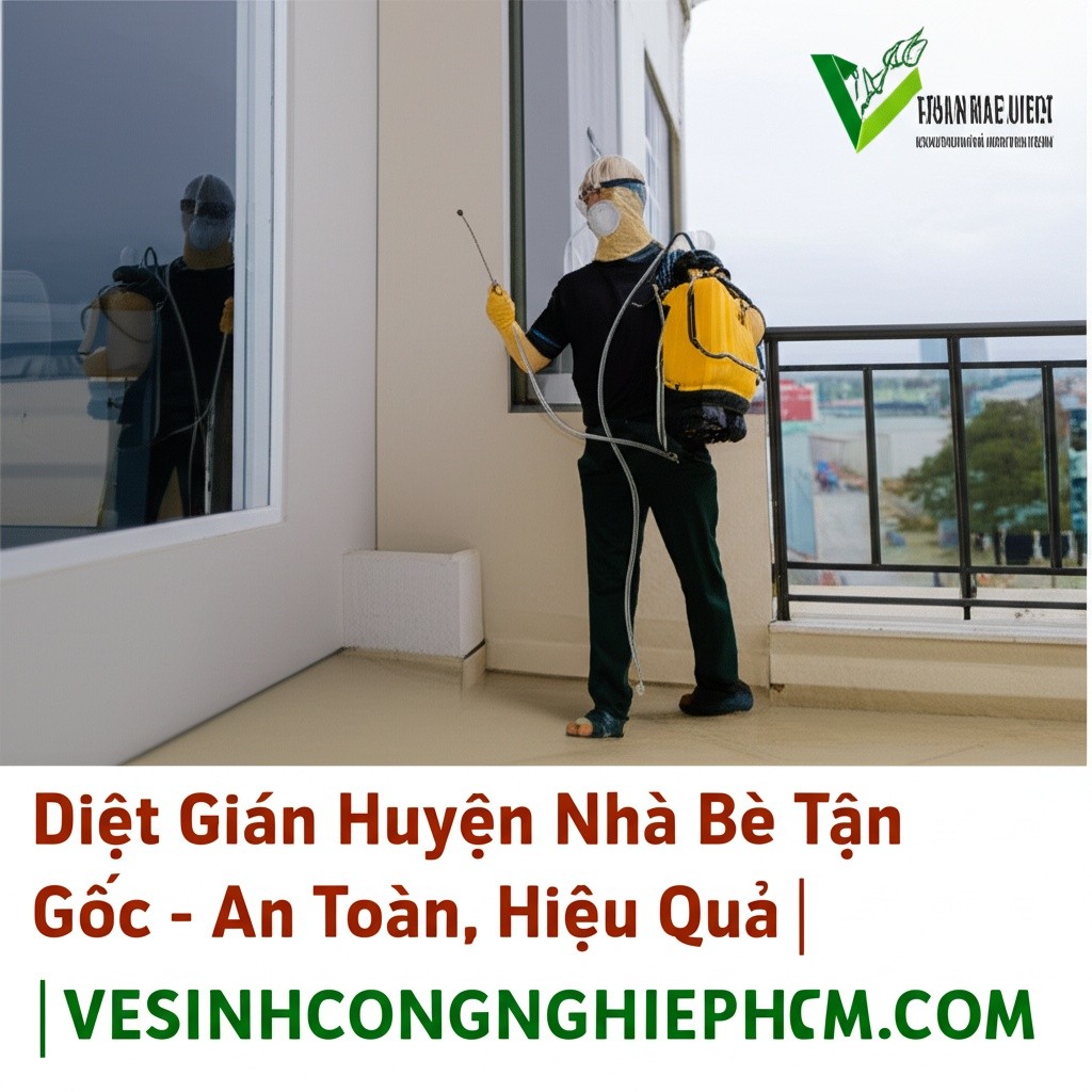 Hình minh họa cho bài viết: Diệt Gián Huyện Nhà Bè Tận Gốc - An Toàn, Hiệu Quả | VESINHCONGNGHIEPHCM.COM