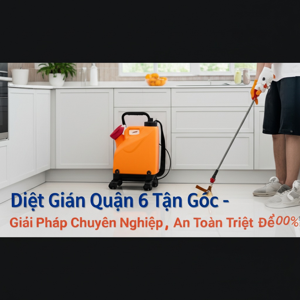 Hình minh họa cho bài viết: Diệt Gián Quận 6 Tận Gốc - Giải Pháp Chuyên Nghiệp, An Toàn Triệt Để 100%