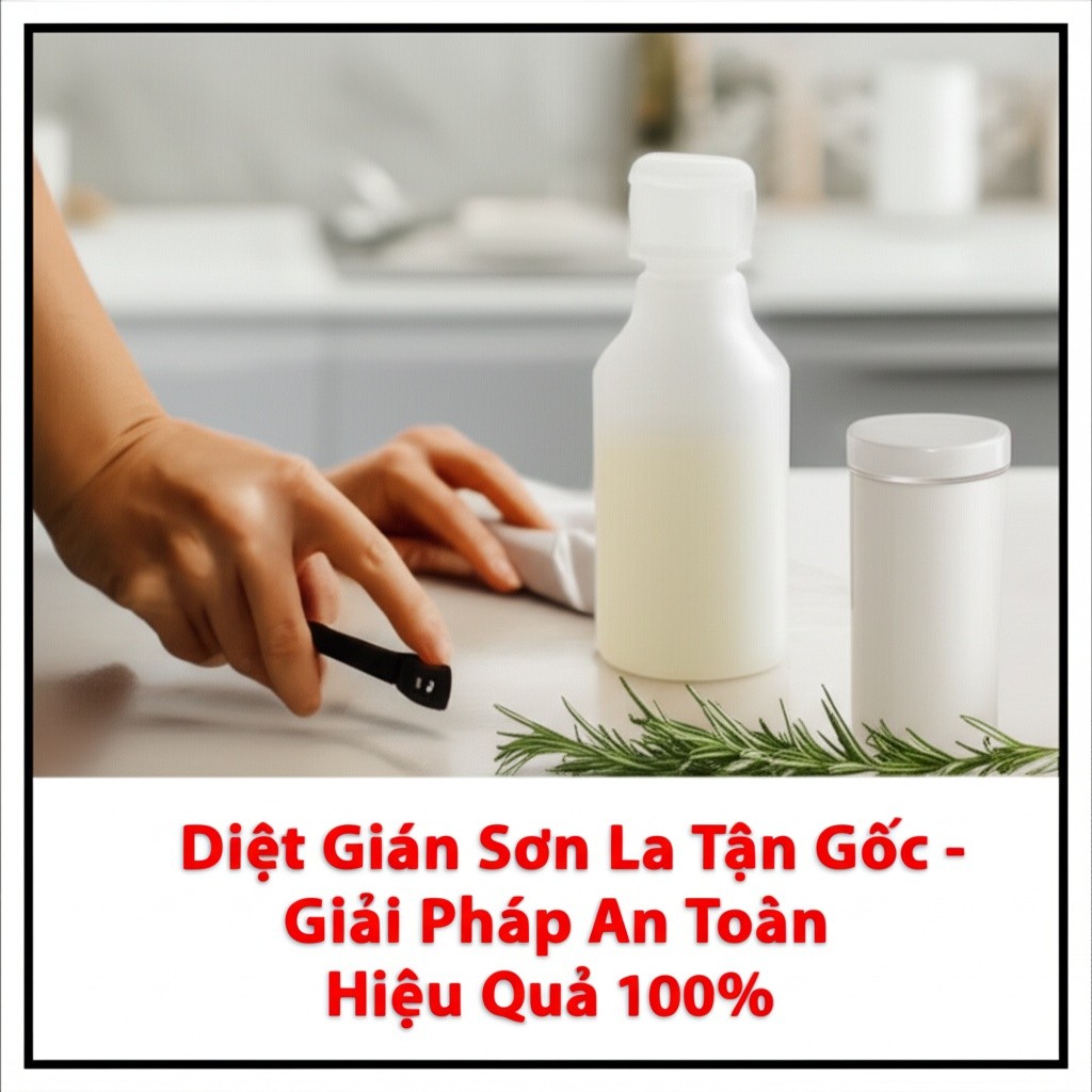 Hình minh họa cho bài viết: Diệt Gián Sơn La Tận Gốc - Giải Pháp An Toàn, Hiệu Quả 100%