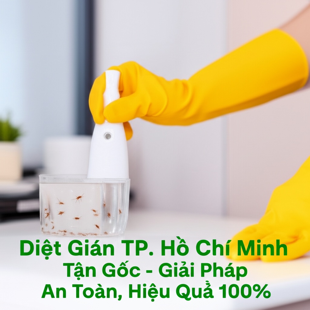 Hình minh họa cho bài viết: Diệt Gián TP. Hồ Chí Minh Tận Gốc - Giải Pháp An Toàn, Hiệu Quả 100%