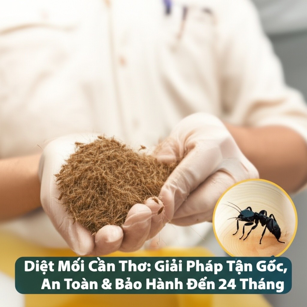 Hình minh họa cho bài viết: Diệt Mối Cần Thơ: Giải Pháp Tận Gốc, An Toàn & Bảo Hành Đến 24 Tháng