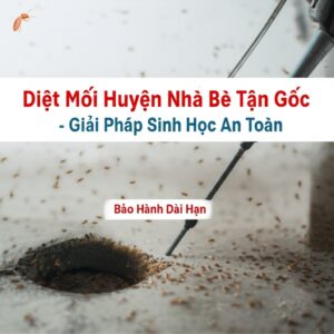 Diệt Mối Huyện Nhà Bè Tận Gốc – Giải Pháp Sinh Học An Toàn, Bảo Hành Dài Hạn