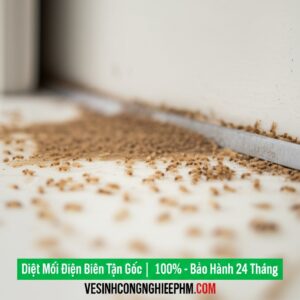 Diệt Mối Điện Biên Tận Gốc 100% – Bảo Hành 24 Tháng | VESINHCONGNGHIEPHCM.COM