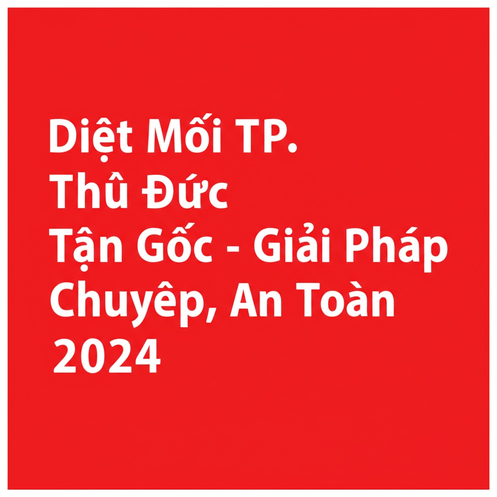 Hình minh họa cho bài viết: Diệt Mối TP. Thủ Đức Tận Gốc - Giải Pháp Chuyên Nghiệp, An Toàn 2024