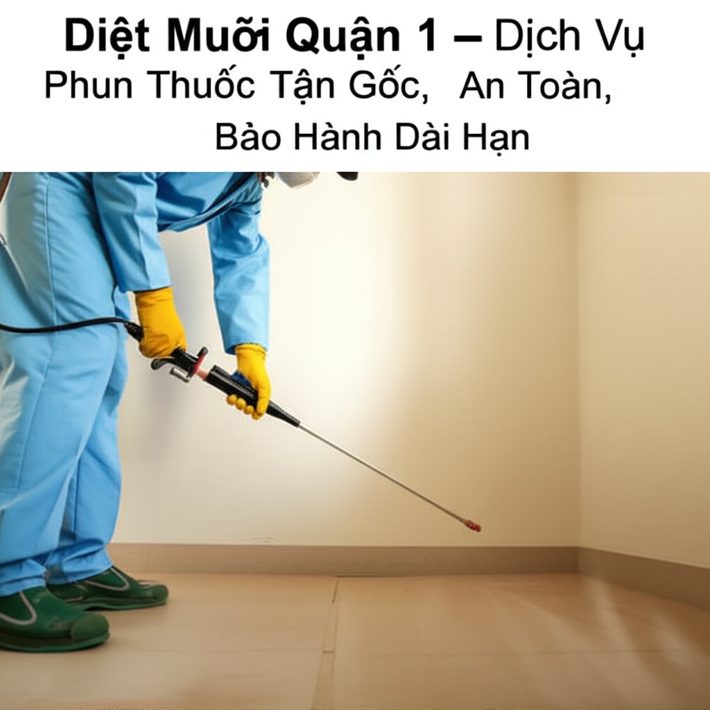 Hình minh họa cho bài viết: Diệt Muỗi Quận 1 - Dịch Vụ Phun Thuốc Tận Gốc, An Toàn, Bảo Hành Dài Hạn