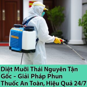 Diệt Muỗi Thái Nguyên Tận Gốc – Giải Pháp Phun Thuốc An Toàn, Hiệu Quả 24/7