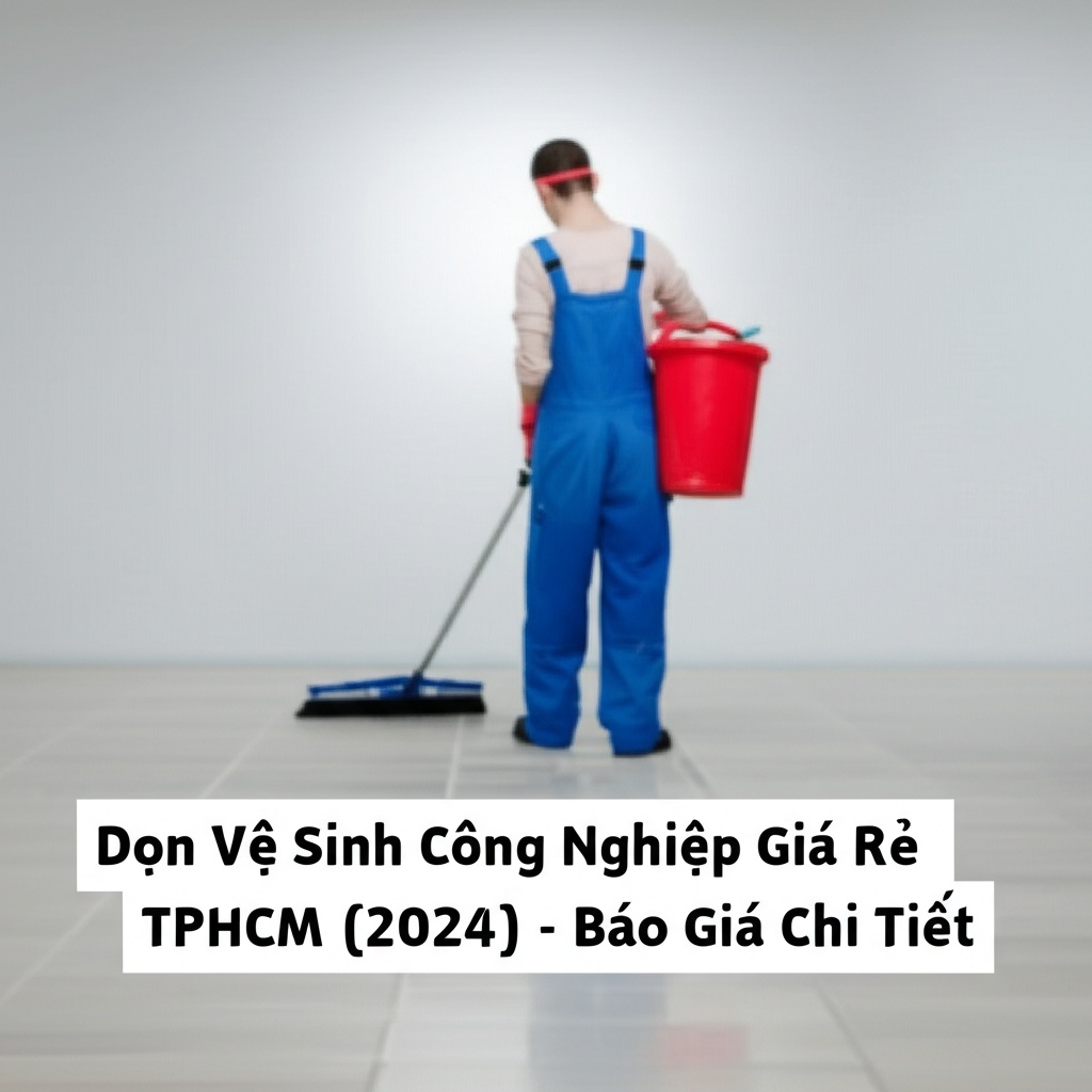 Hình minh họa cho bài viết: Dọn Vệ Sinh Công Nghiệp Giá Rẻ TPHCM [2024] - Báo Giá Chi Tiết