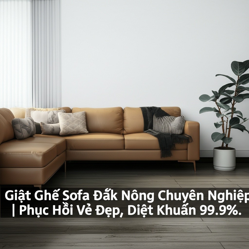 Hình minh họa cho bài viết: Giặt Ghế Sofa Đắk Nông Chuyên Nghiệp | Phục Hồi Vẻ Đẹp, Diệt Khuẩn 99.9%