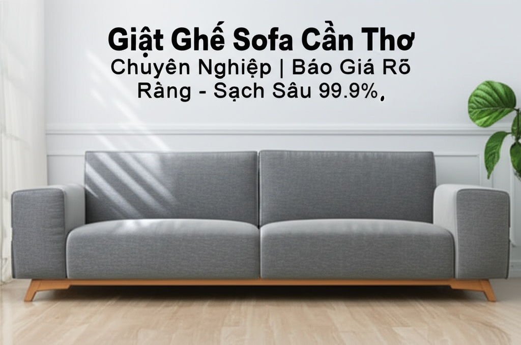 Hình minh họa cho bài viết: Giặt Ghế Sofa Cần Thơ Chuyên Nghiệp | Báo Giá Rõ Ràng - Sạch Sâu 99.9%