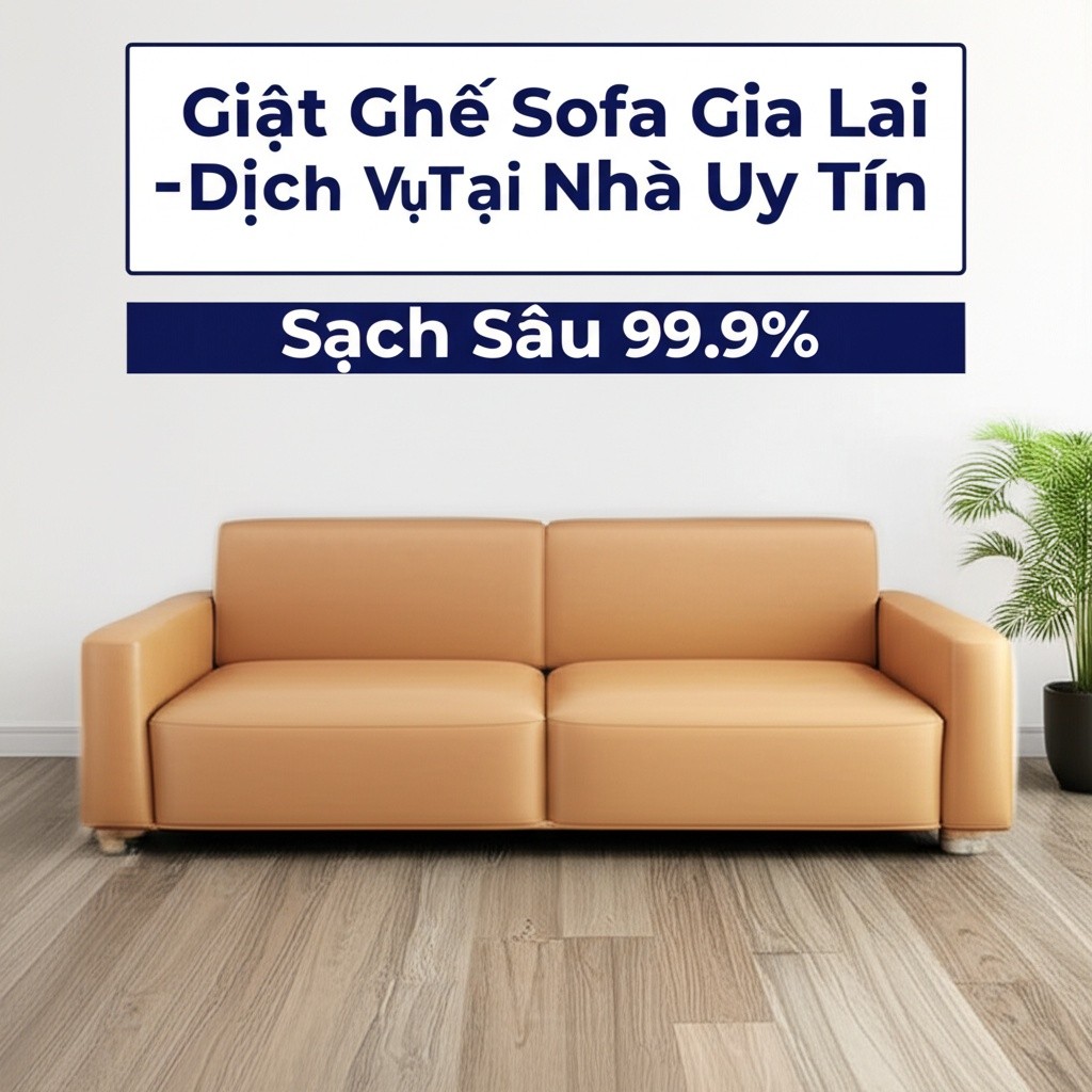 Hình minh họa cho bài viết: Giặt Ghế Sofa Gia Lai - Dịch Vụ Tại Nhà Uy Tín, Sạch Sâu 99.9%
