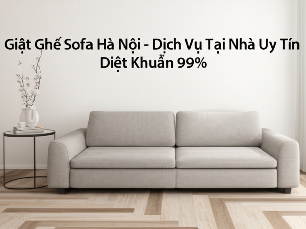 Hình minh họa cho bài viết: Giặt Ghế Sofa Hà Nội - Dịch Vụ Tại Nhà Uy Tín, Diệt Khuẩn 99%