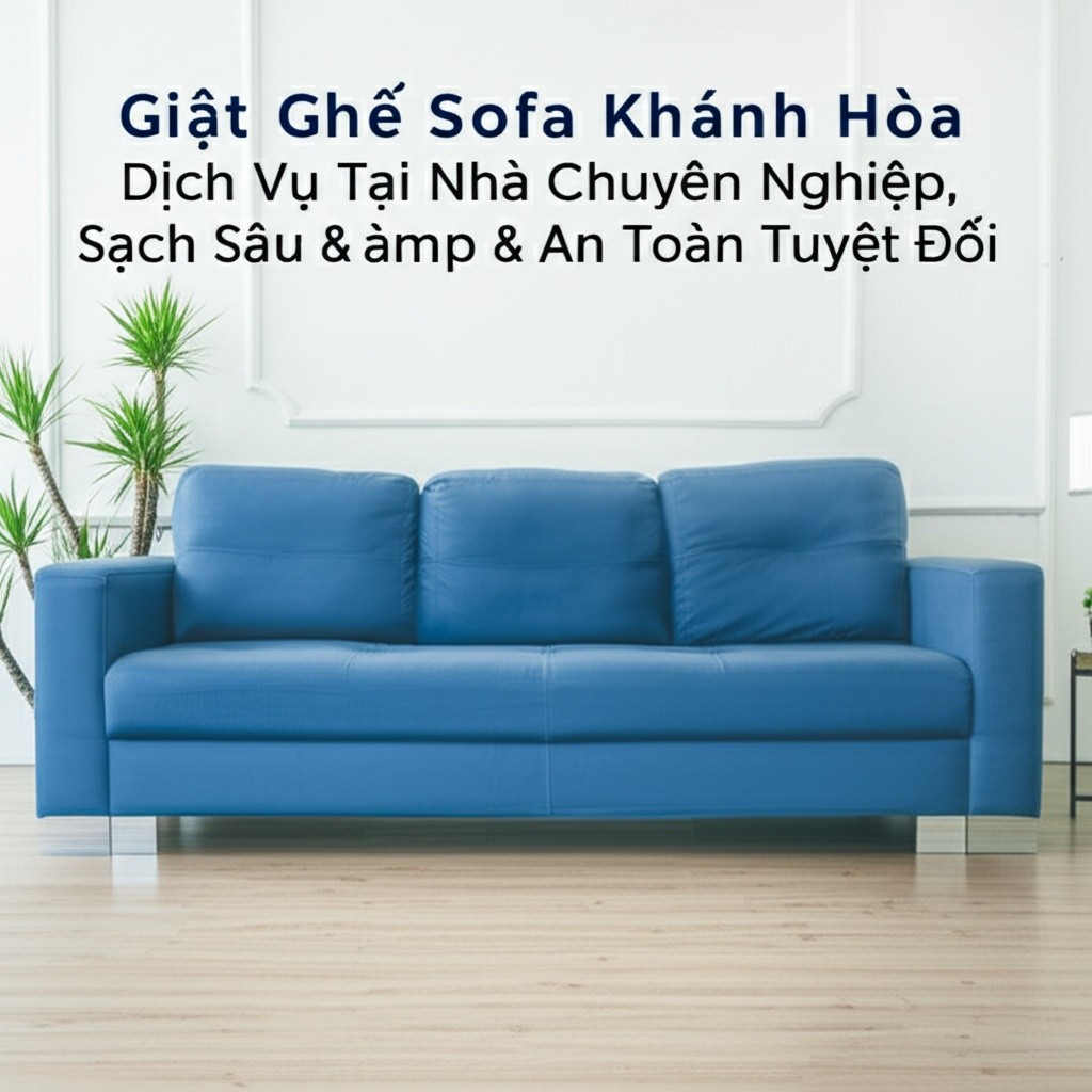 Hình minh họa cho bài viết: Giặt Ghế Sofa Khánh Hòa: Dịch Vụ Tại Nhà Chuyên Nghiệp, Sạch Sâu & An Toàn Tuyệt Đối