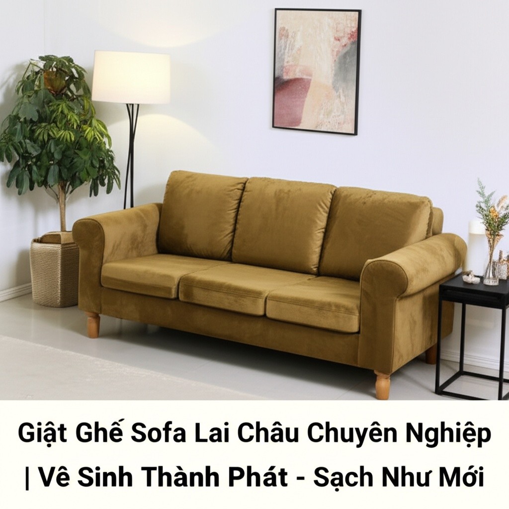 Hình minh họa cho bài viết: Giặt Ghế Sofa Lai Châu Chuyên Nghiệp | Vệ Sinh Thành Phát - Sạch Như Mới