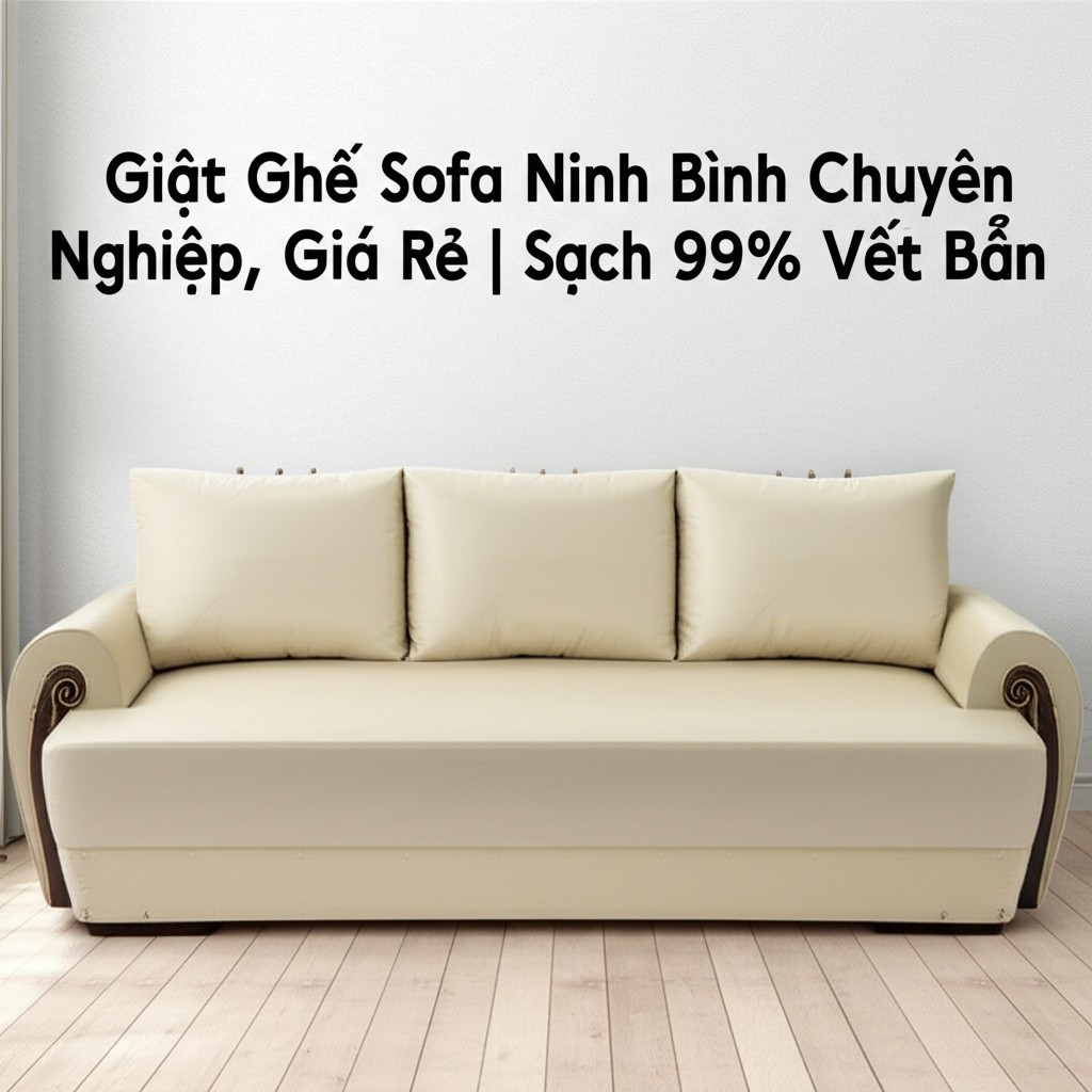 Hình minh họa cho bài viết: Giặt Ghế Sofa Ninh Bình Chuyên Nghiệp, Giá Rẻ | Sạch 99% Vết Bẩn