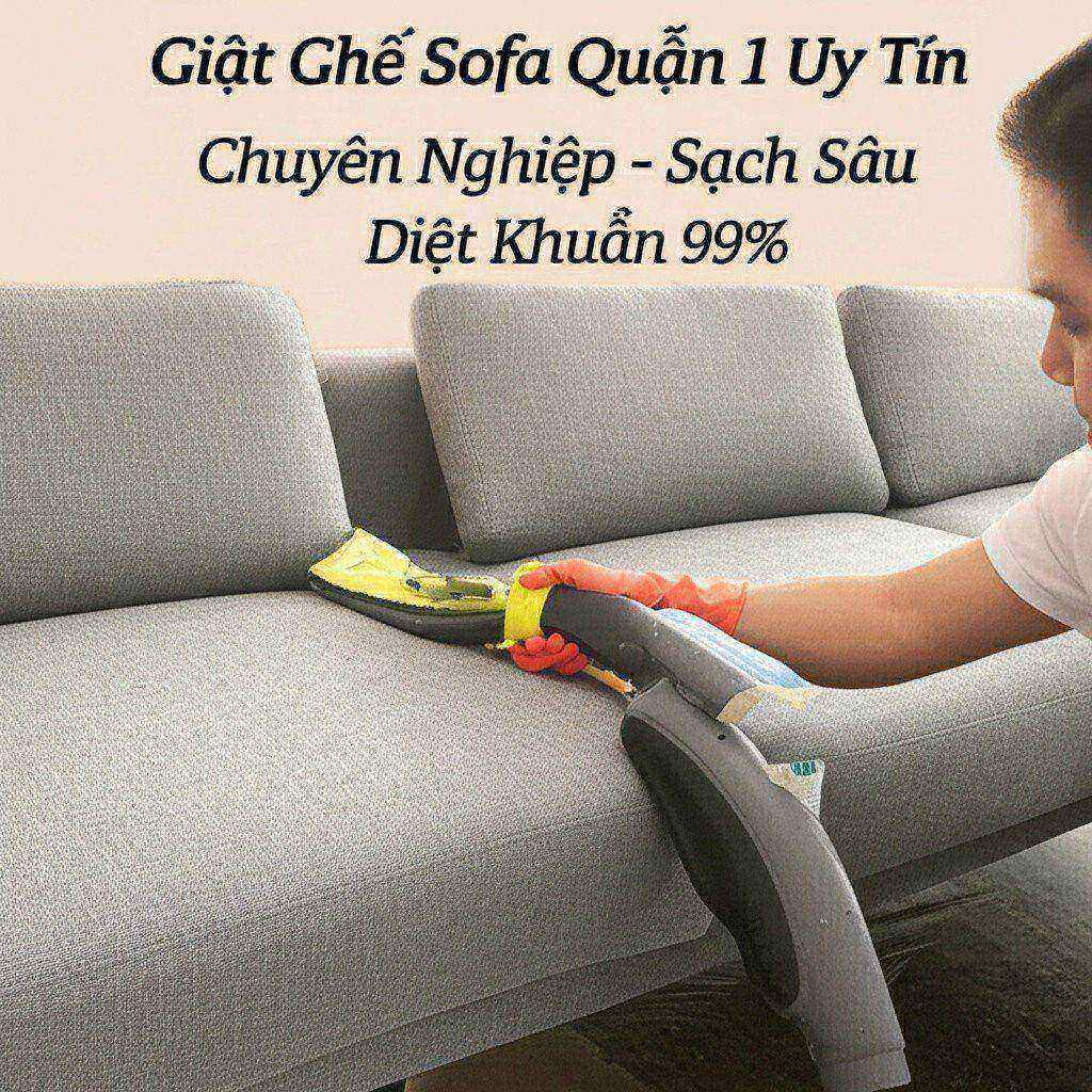 Hình minh họa cho bài viết: Giặt Ghế Sofa Quận 1 Uy Tín, Chuyên Nghiệp - Sạch Sâu, Diệt Khuẩn 99%