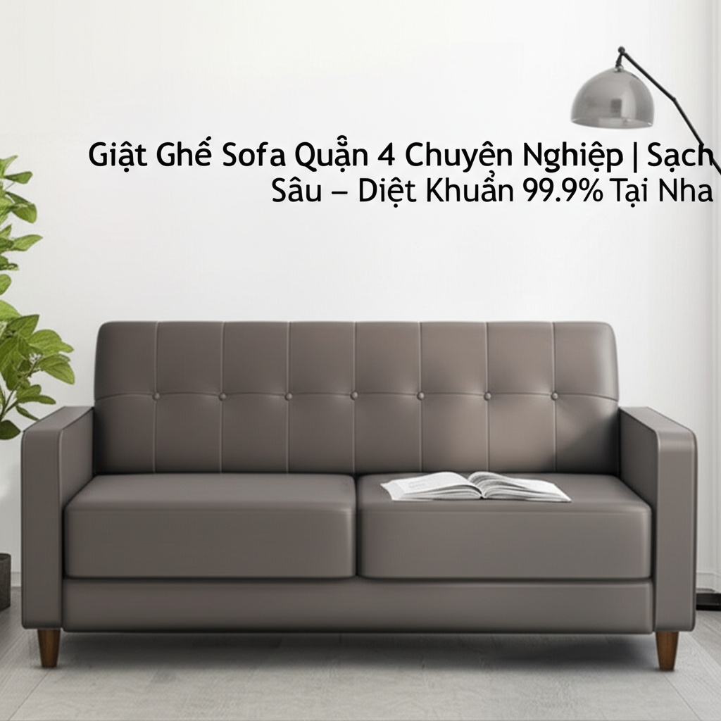 Hình minh họa cho bài viết: Giặt Ghế Sofa Quận 4 Chuyên Nghiệp | Sạch Sâu - Diệt Khuẩn 99.9% Tại Nhà