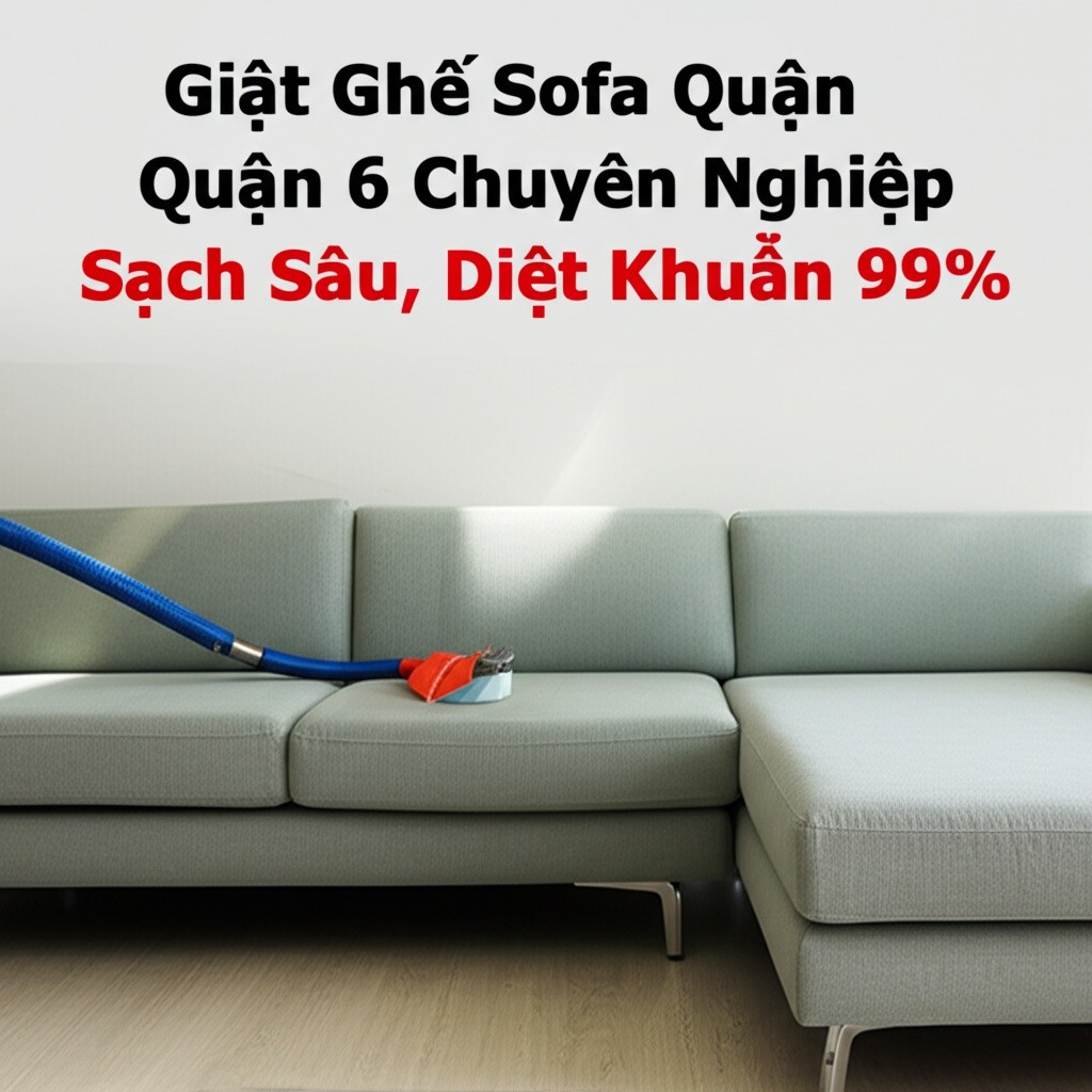 Hình minh họa cho bài viết: Giặt Ghế Sofa Quận 6 Chuyên Nghiệp, Sạch Sâu, Diệt Khuẩn 99%