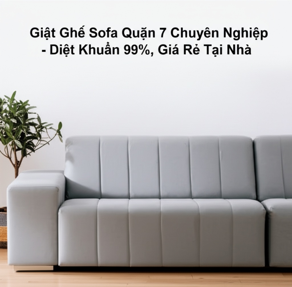 Hình minh họa cho bài viết: Giặt Ghế Sofa Quận 7 Chuyên Nghiệp - Diệt Khuẩn 99%, Giá Rẻ Tại Nhà