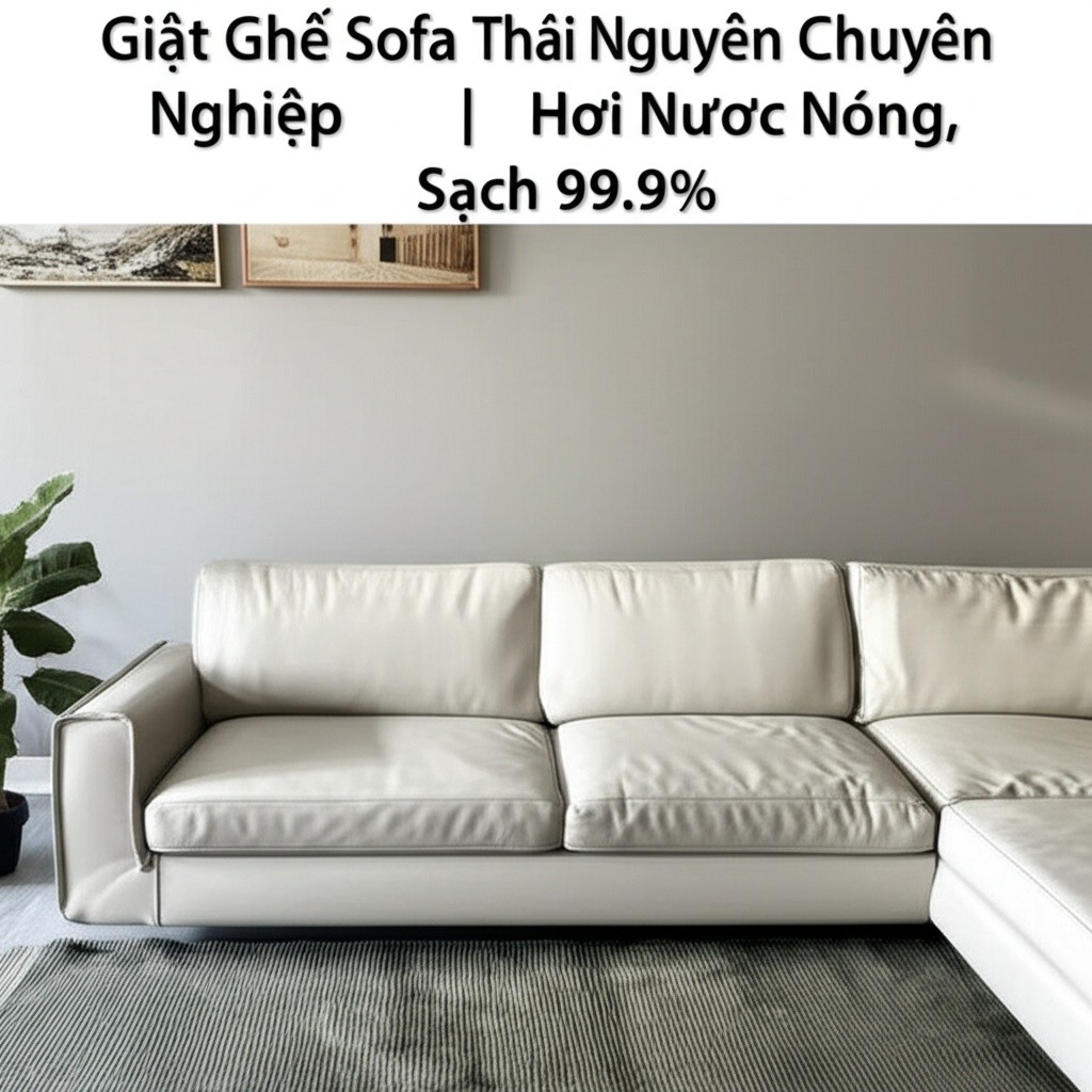 Hình minh họa cho bài viết: Giặt Ghế Sofa Thái Nguyên Chuyên Nghiệp | Hơi Nước Nóng, Sạch Sâu 99.9%