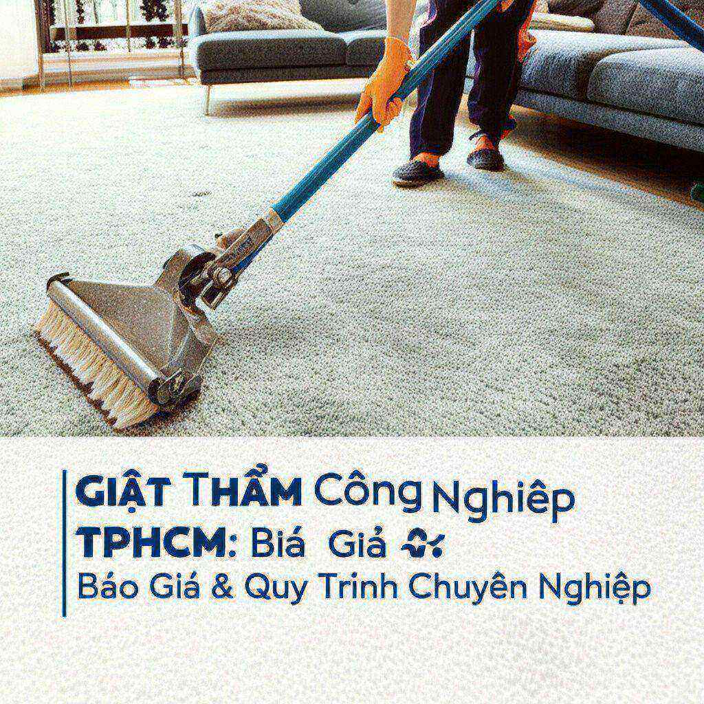 Hình minh họa cho bài viết: Giặt Thảm Công Nghiệp Giá Rẻ TPHCM: Báo Giá & Quy Trình Chuyên Nghiệp