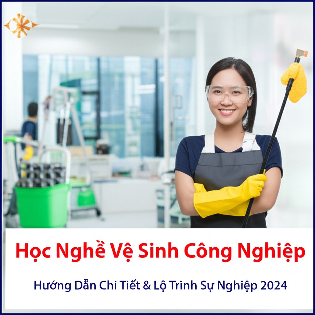 Hình minh họa cho bài viết: Học Nghề Vệ Sinh Công Nghiệp: Hướng Dẫn Chi Tiết & Lộ Trình Sự Nghiệp 2024