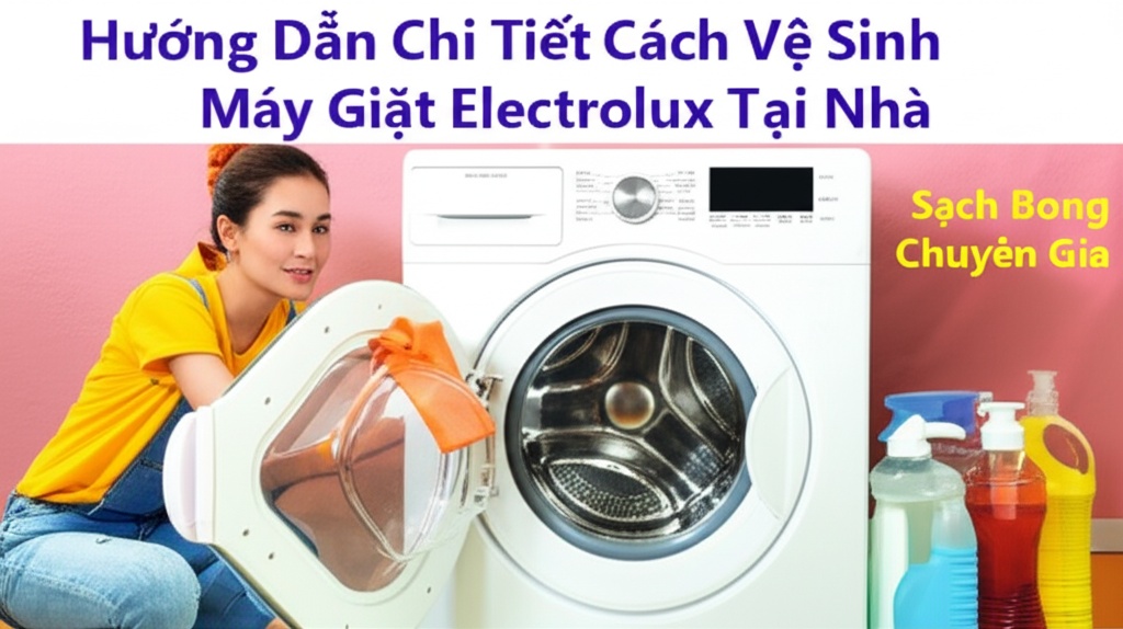 Hình minh họa cho bài viết: Hướng Dẫn Chi Tiết Cách Vệ Sinh Máy Giặt Electrolux Tại Nhà Sạch Bong Kin Kít Từ Chuyên Gia