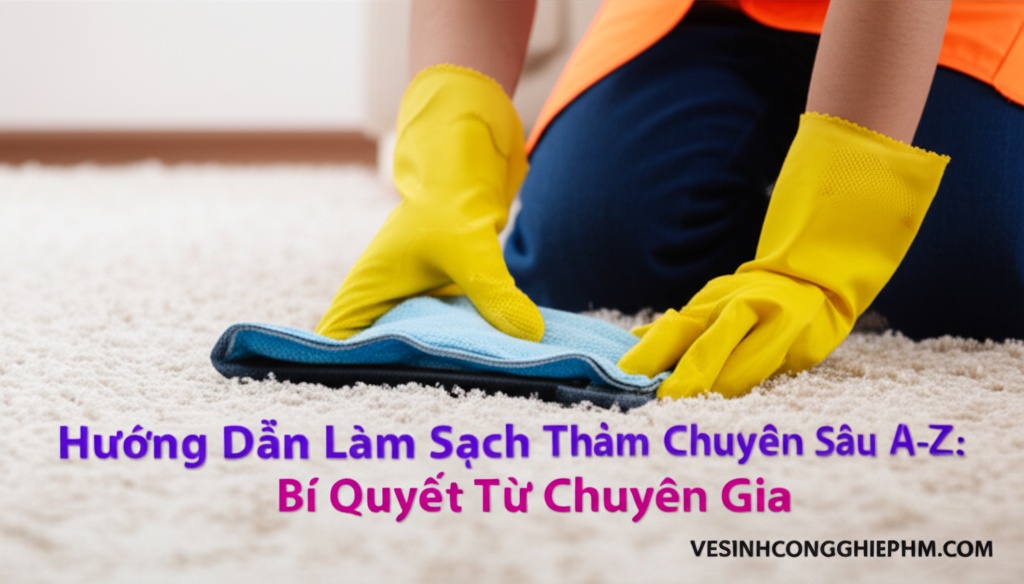Hình minh họa cho bài viết: Hướng Dẫn Làm Sạch Thảm Chuyên Sâu A-Z: Bí Quyết Từ Chuyên Gia VESINHCONGNGHIEPHCM.COM