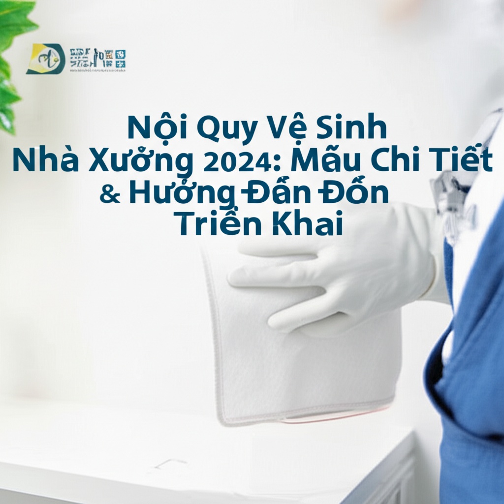 Hình minh họa cho bài viết: Nội Quy Vệ Sinh Nhà Xưởng Chuẩn 2024: Mẫu Chi Tiết & Hướng Dẫn Triển Khai
